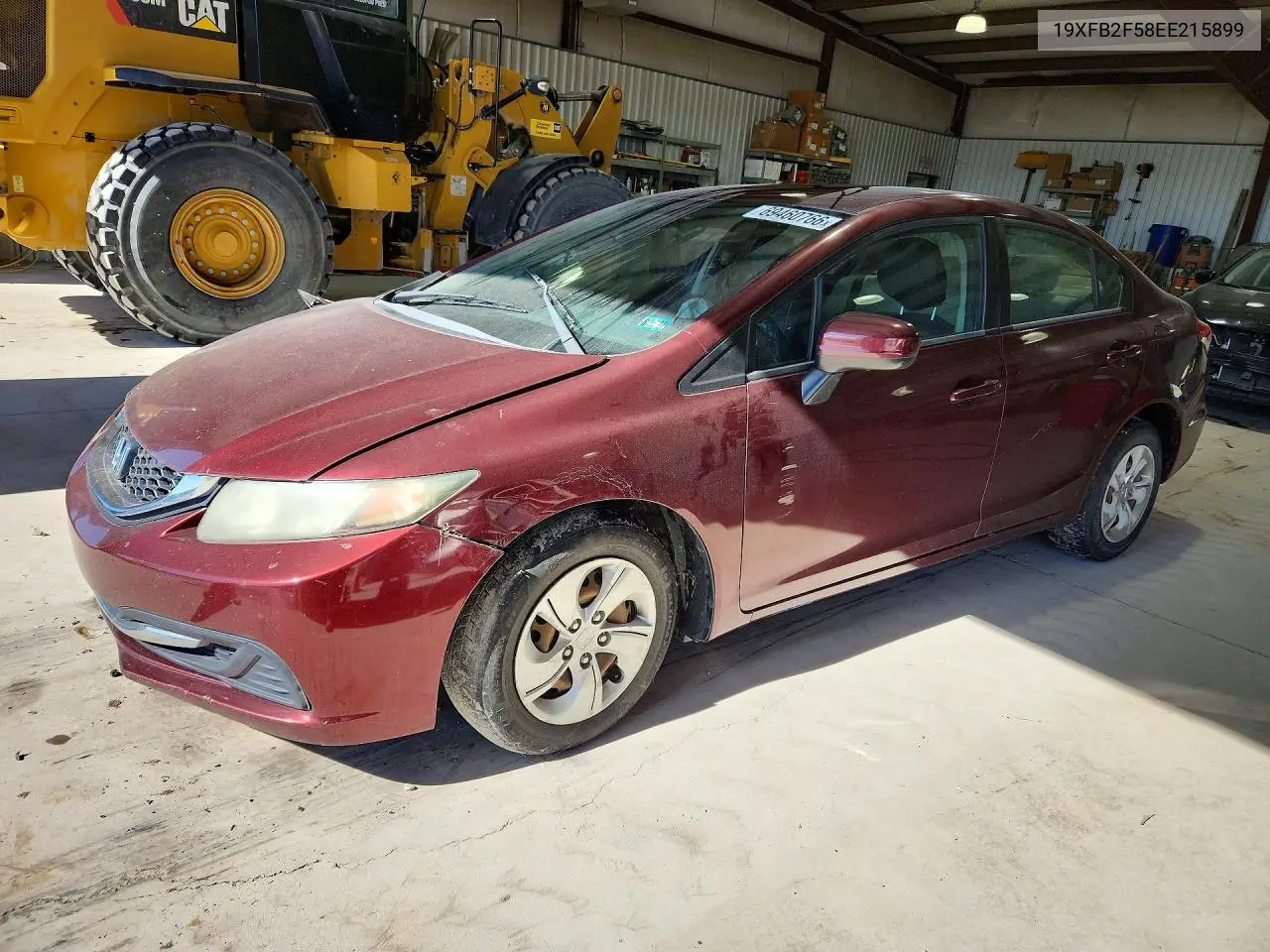 HONDA CIVIC 2014, VIN 19XFB2F58EE215899