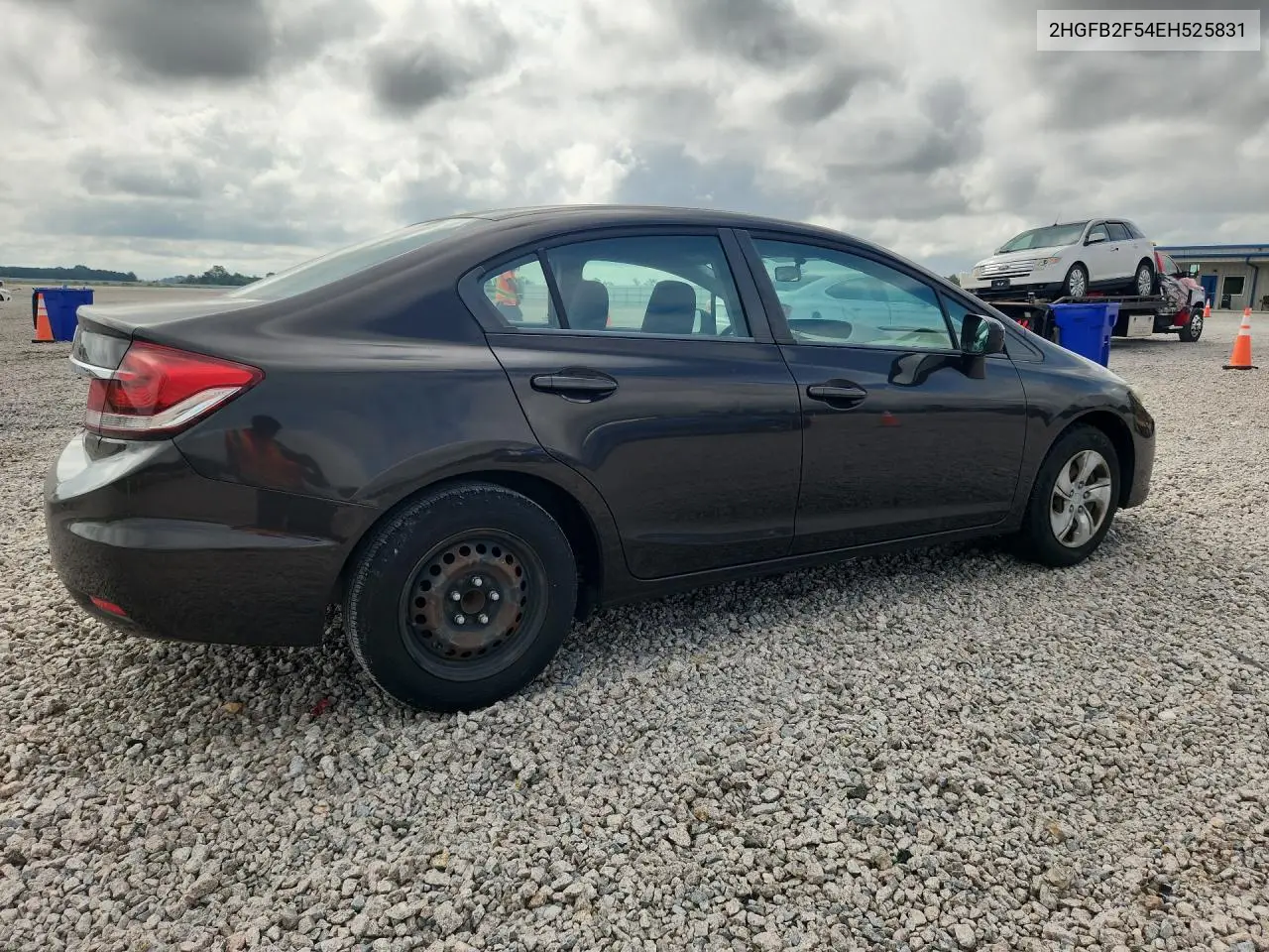 2014 HONDA CIVIC VIN 2HGFB2F54EH525831 — фото 5