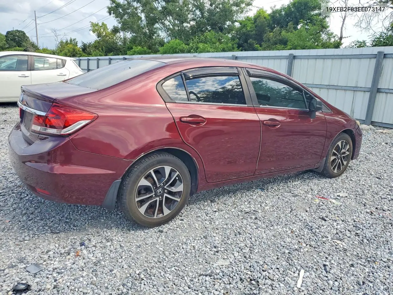 2014 HONDA CIVIC VIN 19XFB2F83EE073147 — фото 3