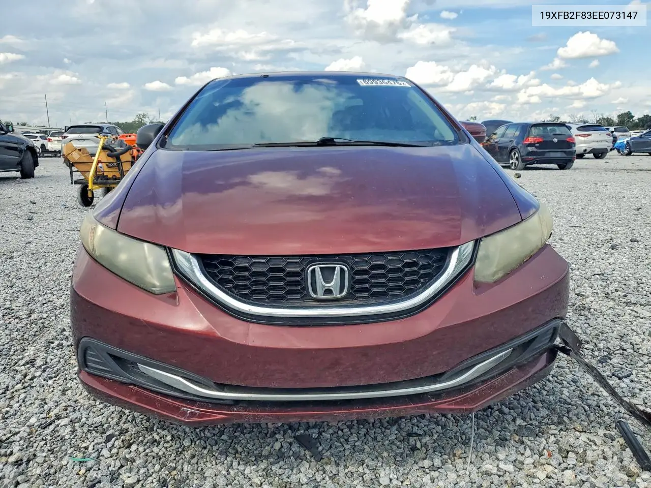 2014 HONDA CIVIC VIN 19XFB2F83EE073147 — фото 5