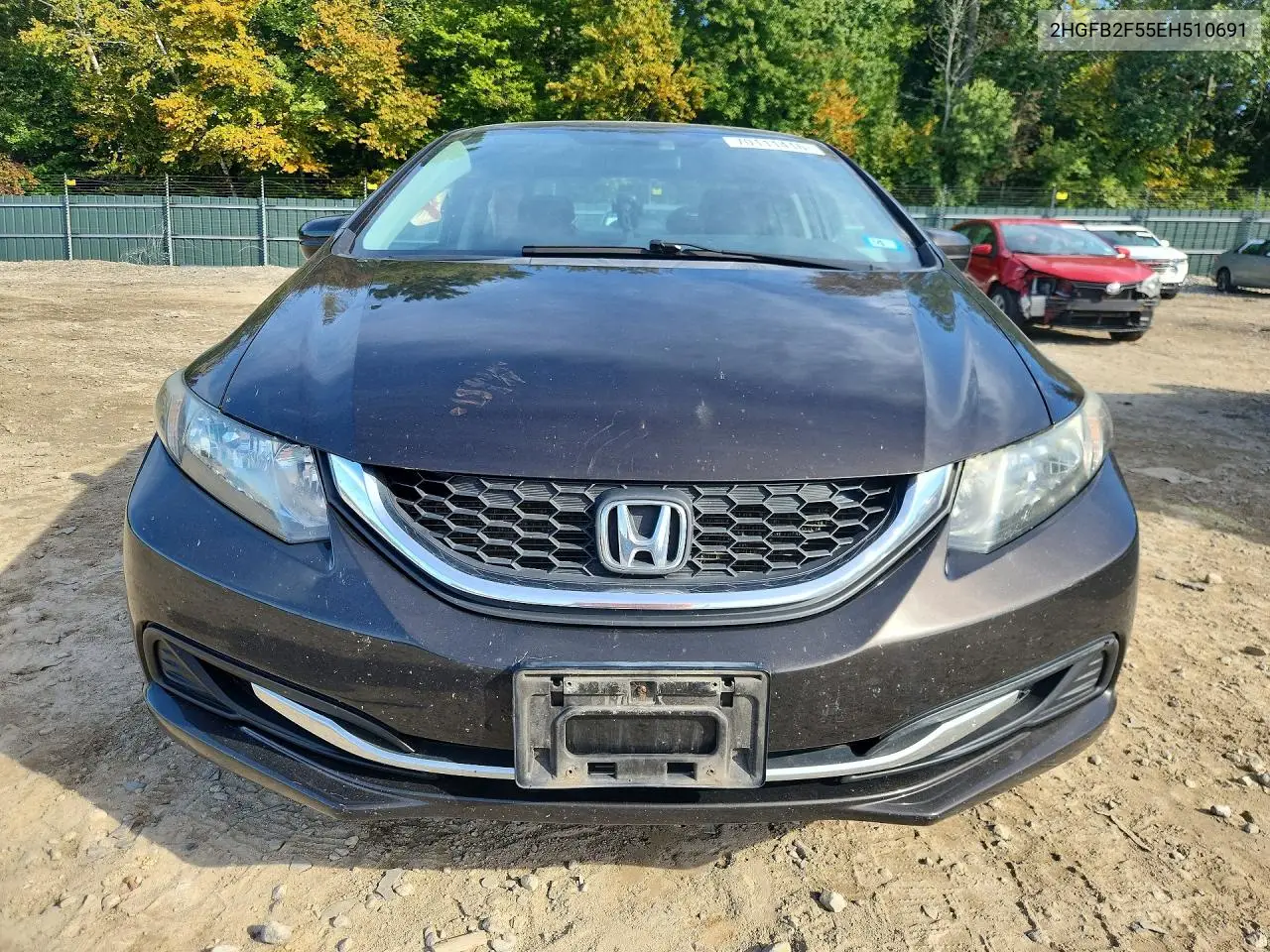 2014 HONDA CIVIC VIN 2HGFB2F55EH510691 — фото 5