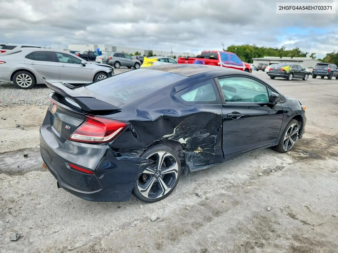 2014 HONDA CIVIC VIN 2HGFG4A54EH703371 — фото 3