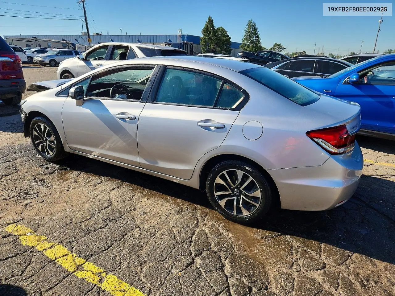 2014 HONDA CIVIC VIN 19XFB2F80EE002925 — фото 2