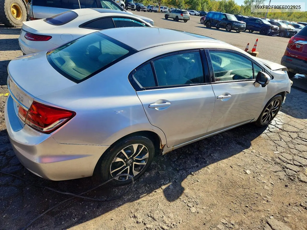 2014 HONDA CIVIC VIN 19XFB2F80EE002925 — фото 3