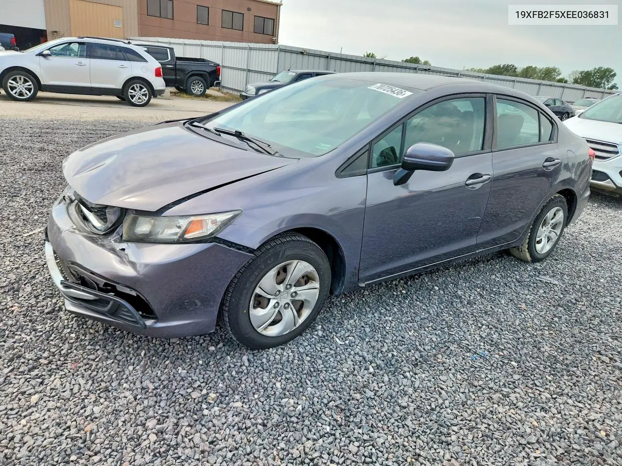 HONDA CIVIC 2014, VIN 19XFB2F5XEE036831