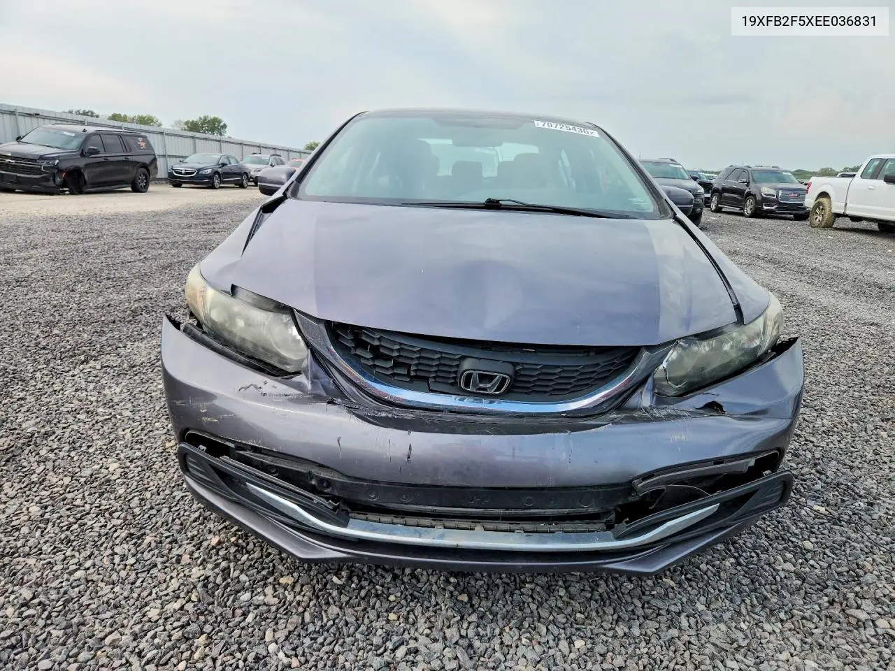 2014 HONDA CIVIC VIN 19XFB2F5XEE036831 — фото 5