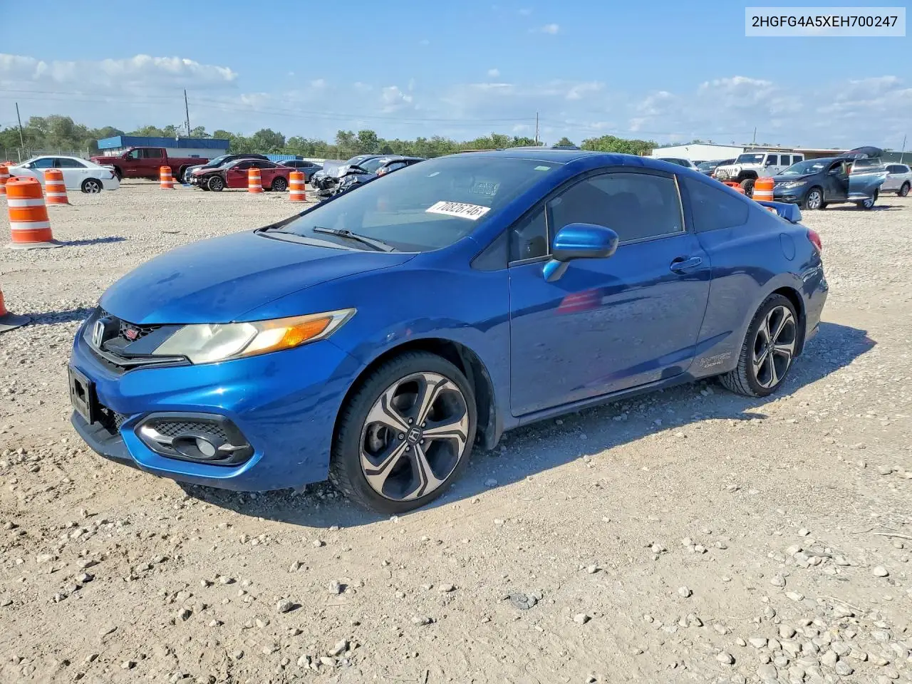 HONDA CIVIC 2014, VIN 2HGFG4A5XEH700247