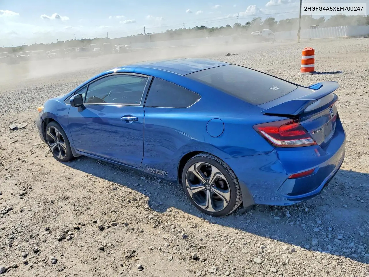 2014 HONDA CIVIC VIN 2HGFG4A5XEH700247 — фото 2