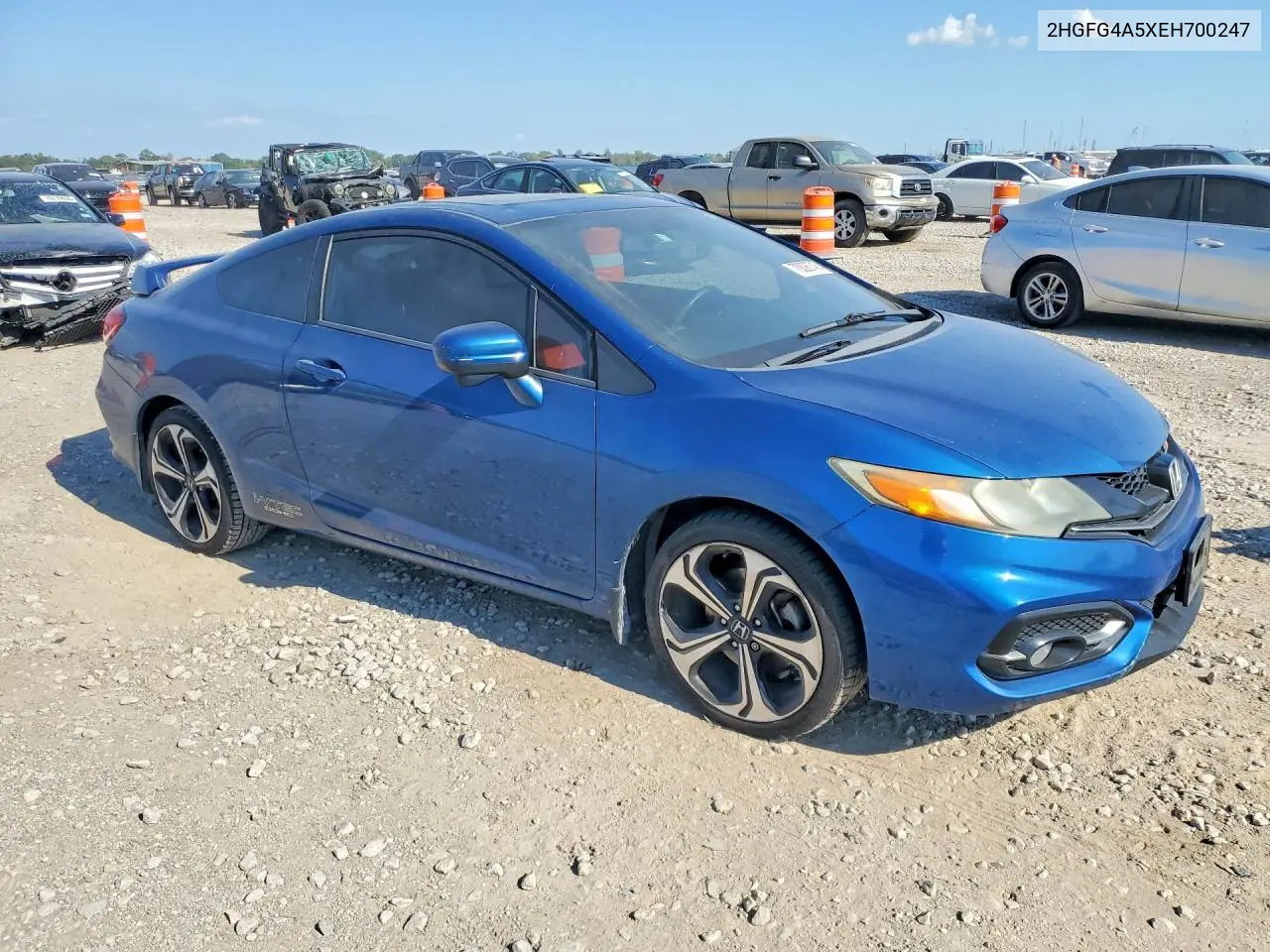 2014 HONDA CIVIC VIN 2HGFG4A5XEH700247 — фото 4