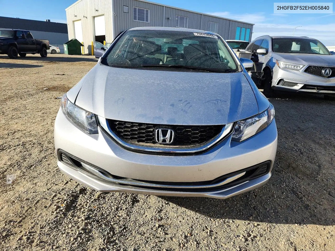 2014 HONDA CIVIC VIN 2HGFB2F52EH005840 — фото 5
