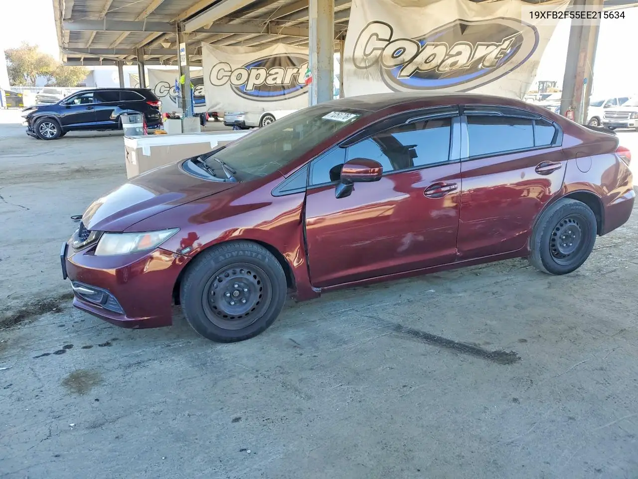 HONDA CIVIC 2014, VIN 19XFB2F55EE215634