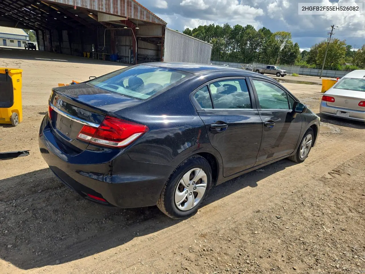 2014 HONDA CIVIC VIN 2HGFB2F55EH526082 — фото 3