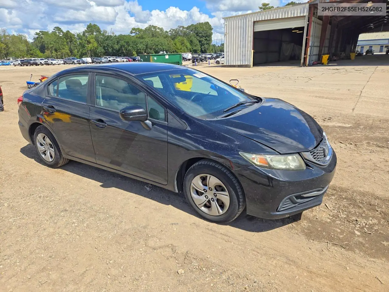 2014 HONDA CIVIC VIN 2HGFB2F55EH526082 — фото 4