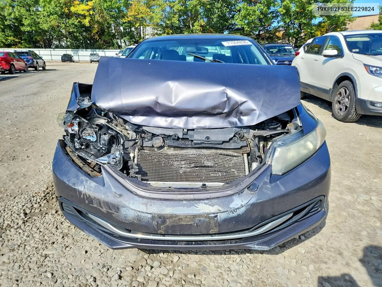2014 HONDA CIVIC VIN 19XFB2F53EE229824 — фото 5