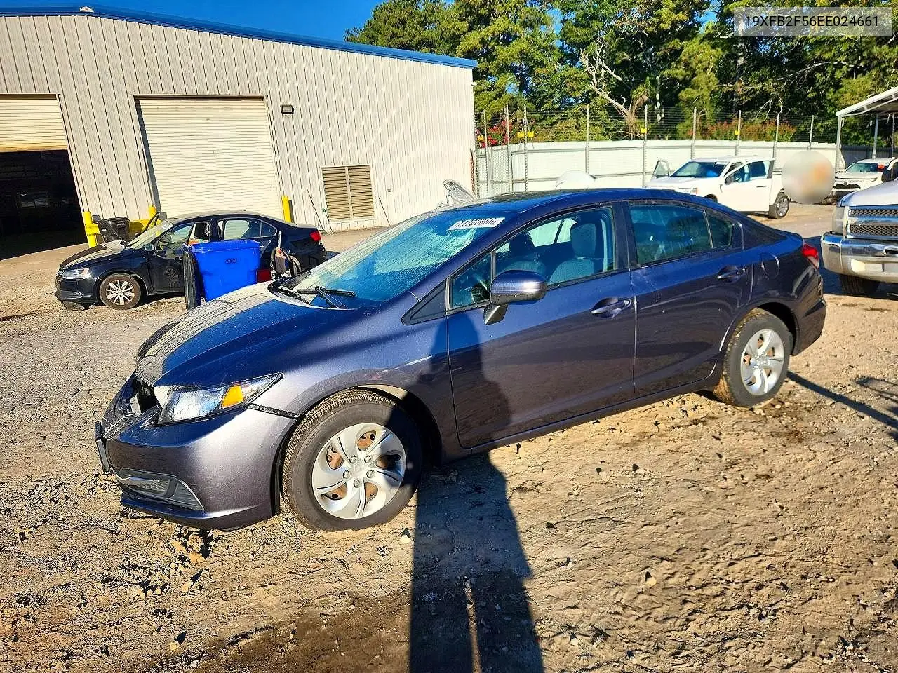 HONDA CIVIC 2014, VIN 19XFB2F56EE024661