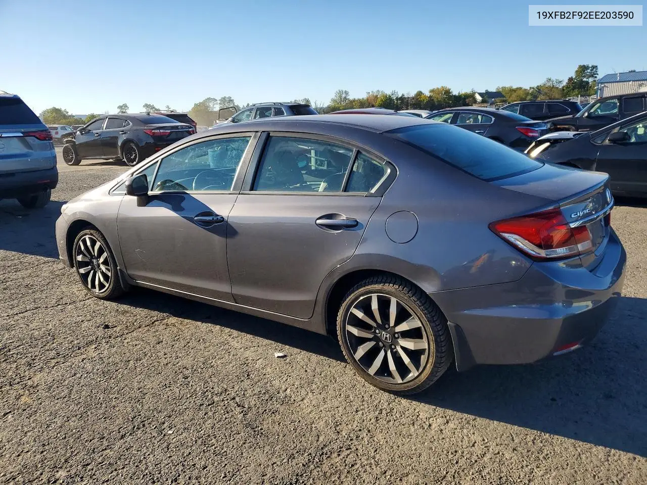 2014 HONDA CIVIC VIN 19XFB2F92EE203590 — фото 2