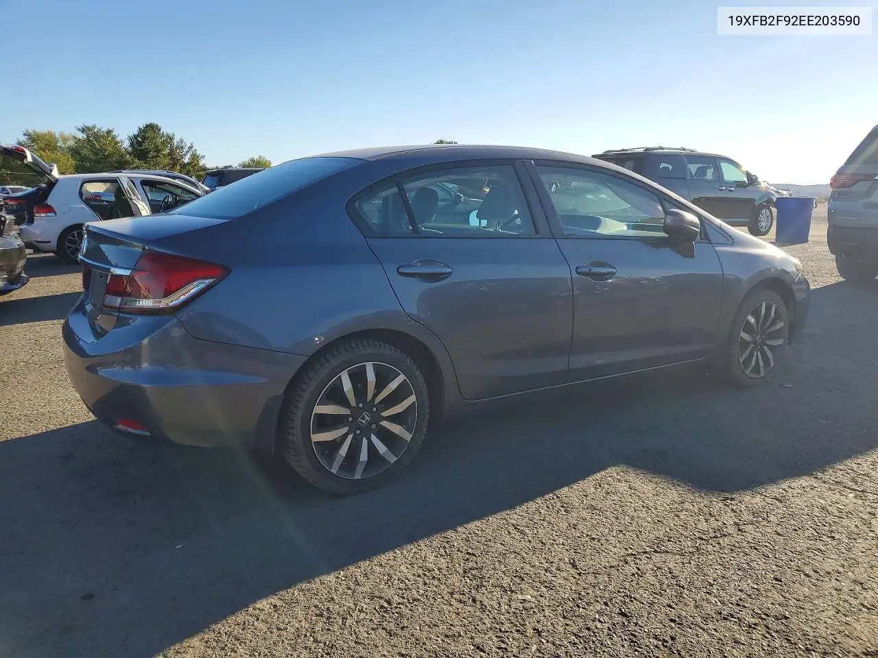 2014 HONDA CIVIC VIN 19XFB2F92EE203590 — фото 3