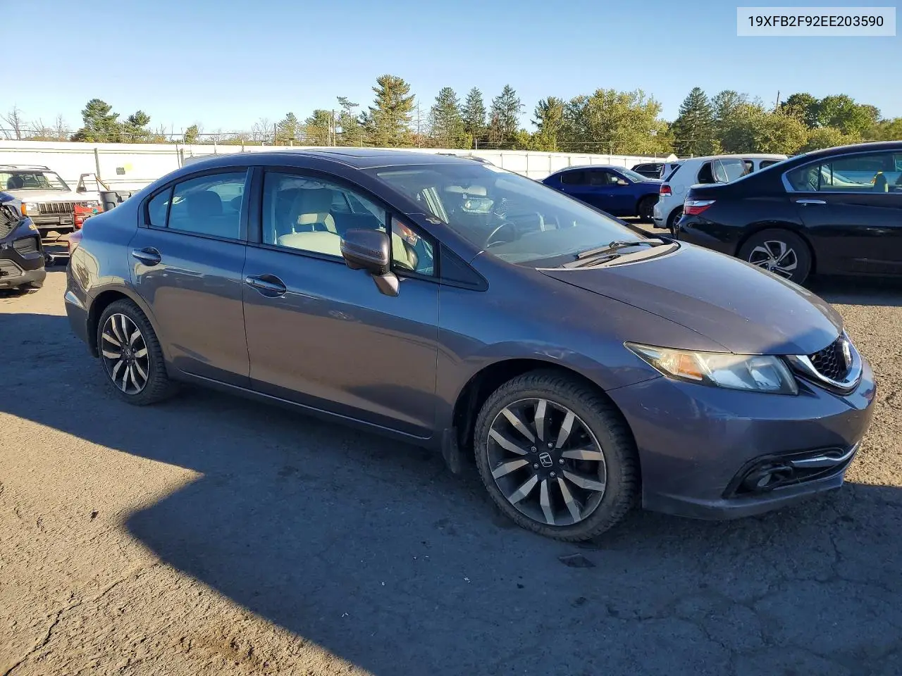 2014 HONDA CIVIC VIN 19XFB2F92EE203590 — фото 4