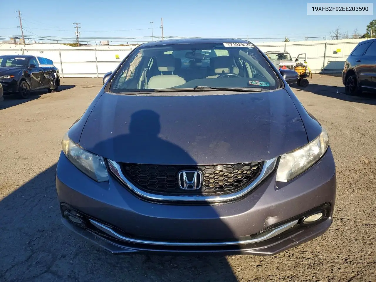 2014 HONDA CIVIC VIN 19XFB2F92EE203590 — фото 5