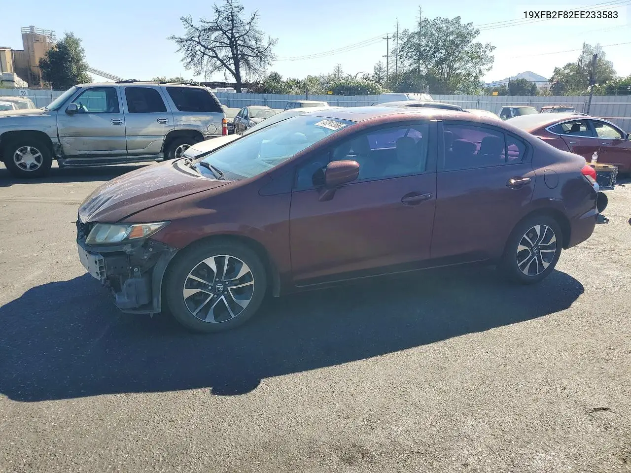 HONDA CIVIC 2014, VIN 19XFB2F82EE233583