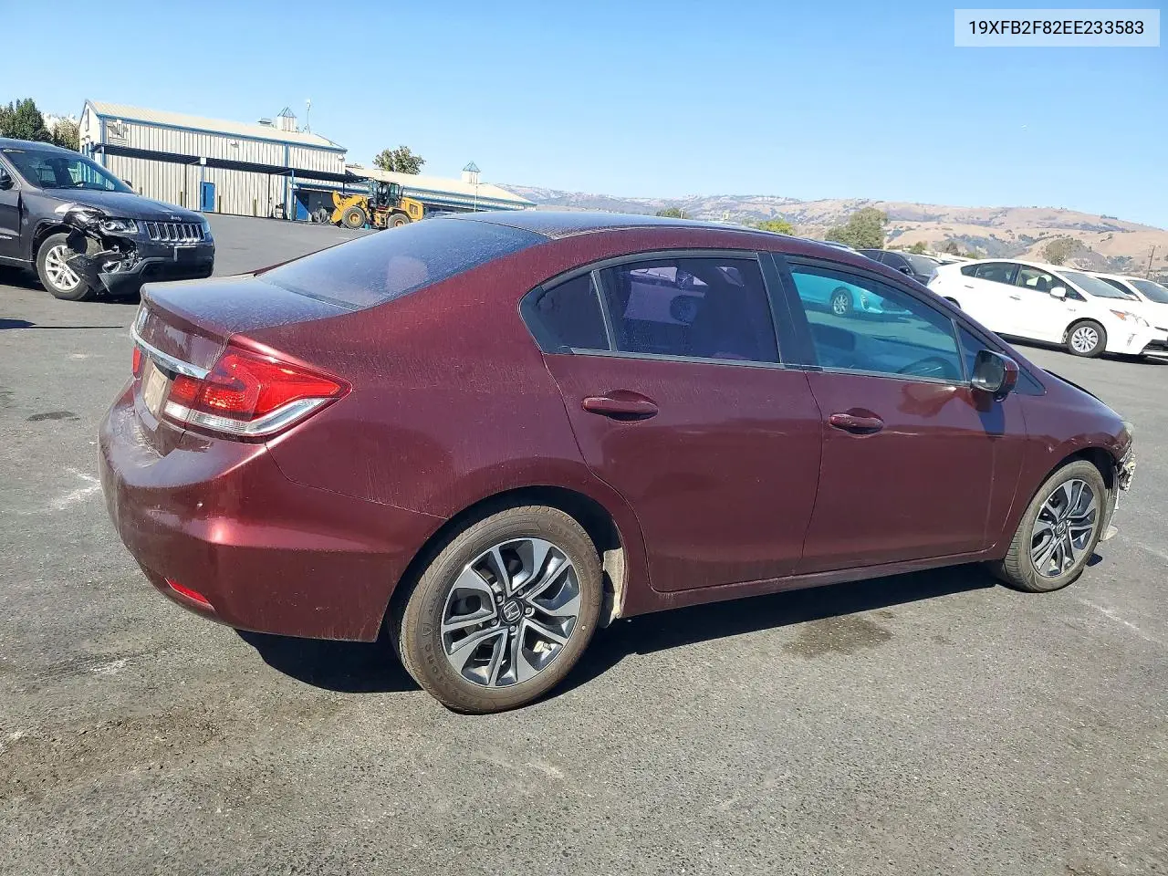 2014 HONDA CIVIC VIN 19XFB2F82EE233583 — фото 3