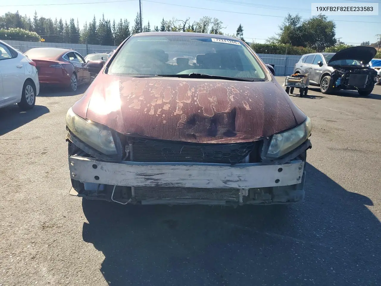 2014 HONDA CIVIC VIN 19XFB2F82EE233583 — фото 5