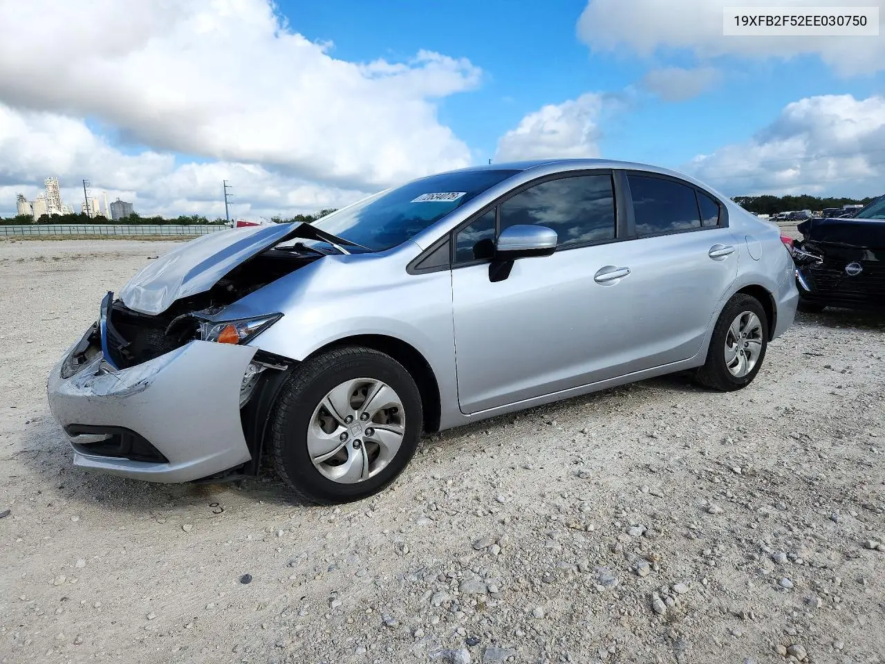 HONDA CIVIC 2014, VIN 19XFB2F52EE030750