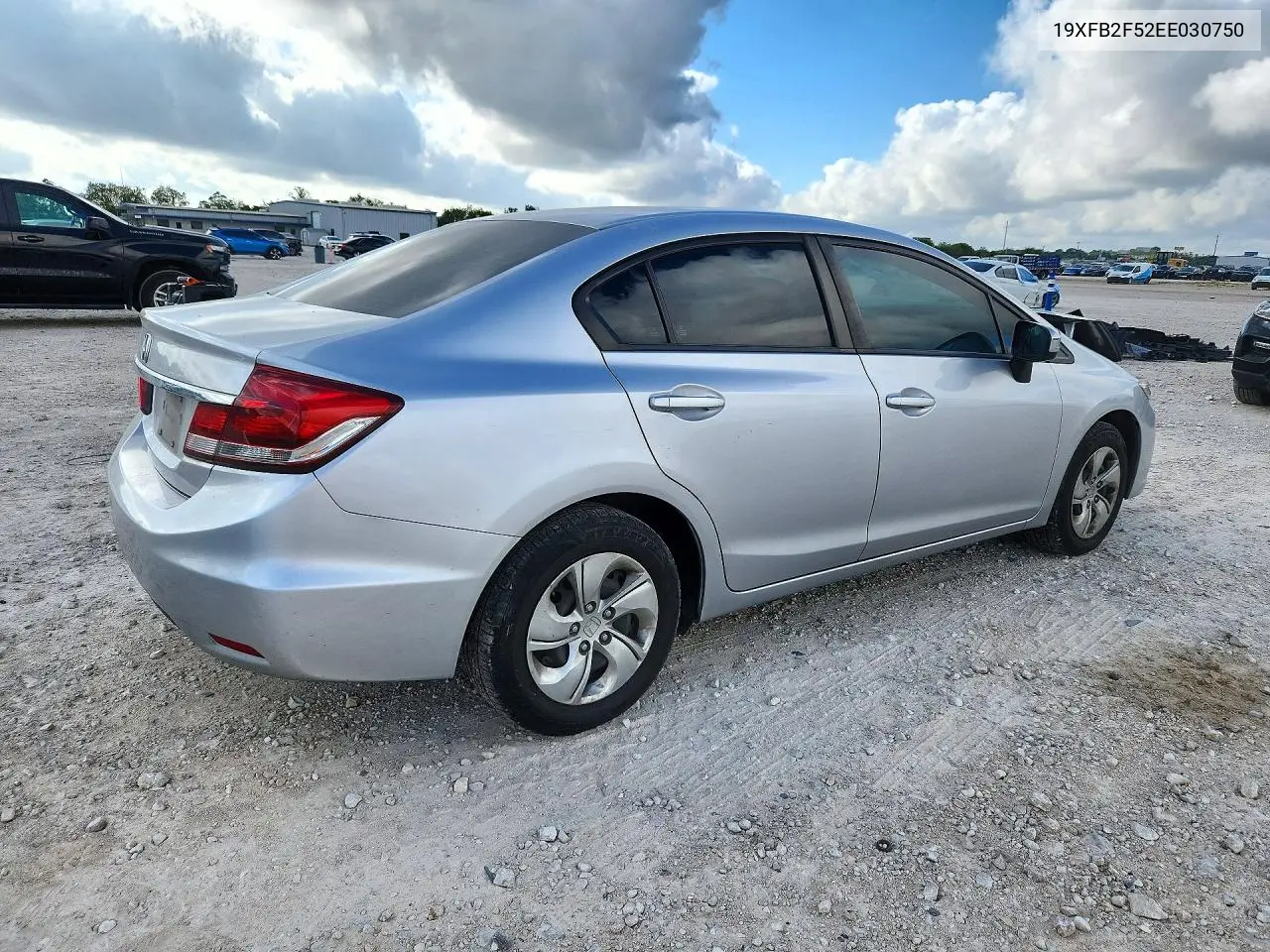 2014 HONDA CIVIC VIN 19XFB2F52EE030750 — фото 3