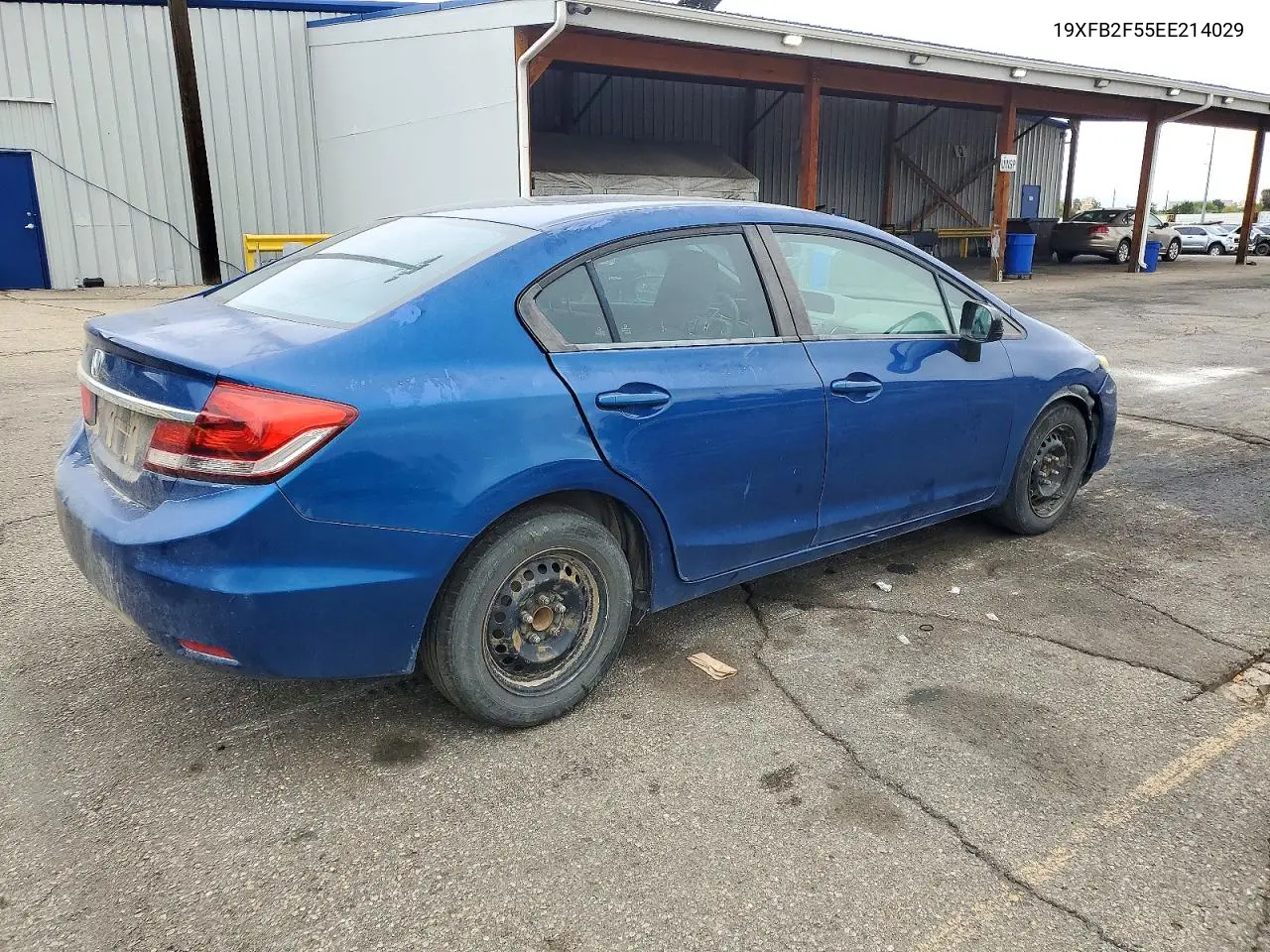 2014 HONDA CIVIC VIN 19XFB2F55EE214029 — фото 3