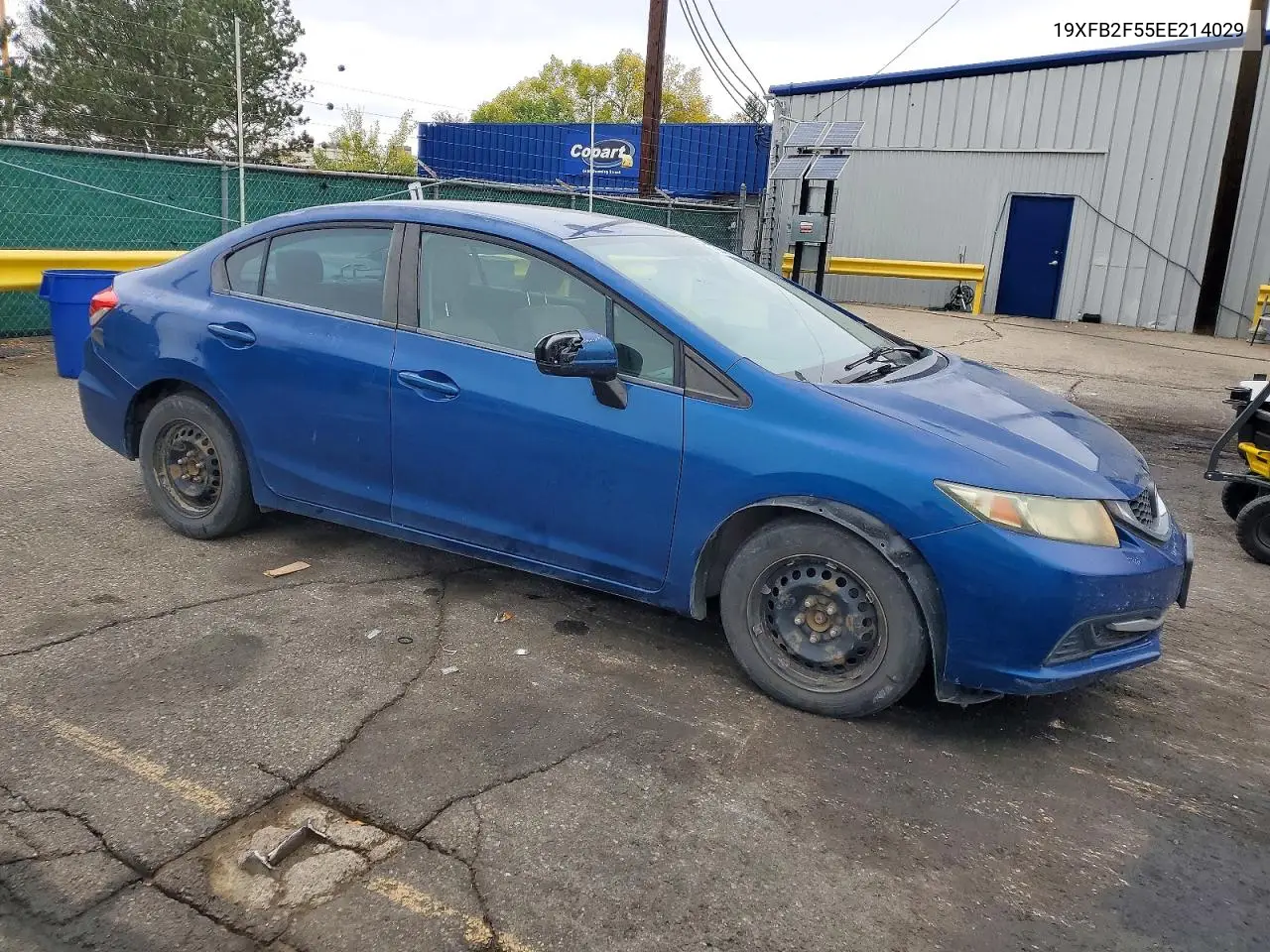 2014 HONDA CIVIC VIN 19XFB2F55EE214029 — фото 4