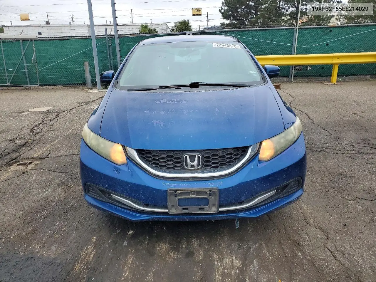 2014 HONDA CIVIC VIN 19XFB2F55EE214029 — фото 5