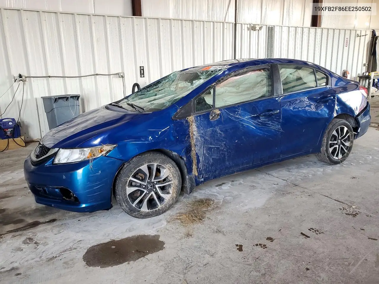HONDA CIVIC 2014, VIN 19XFB2F86EE250502
