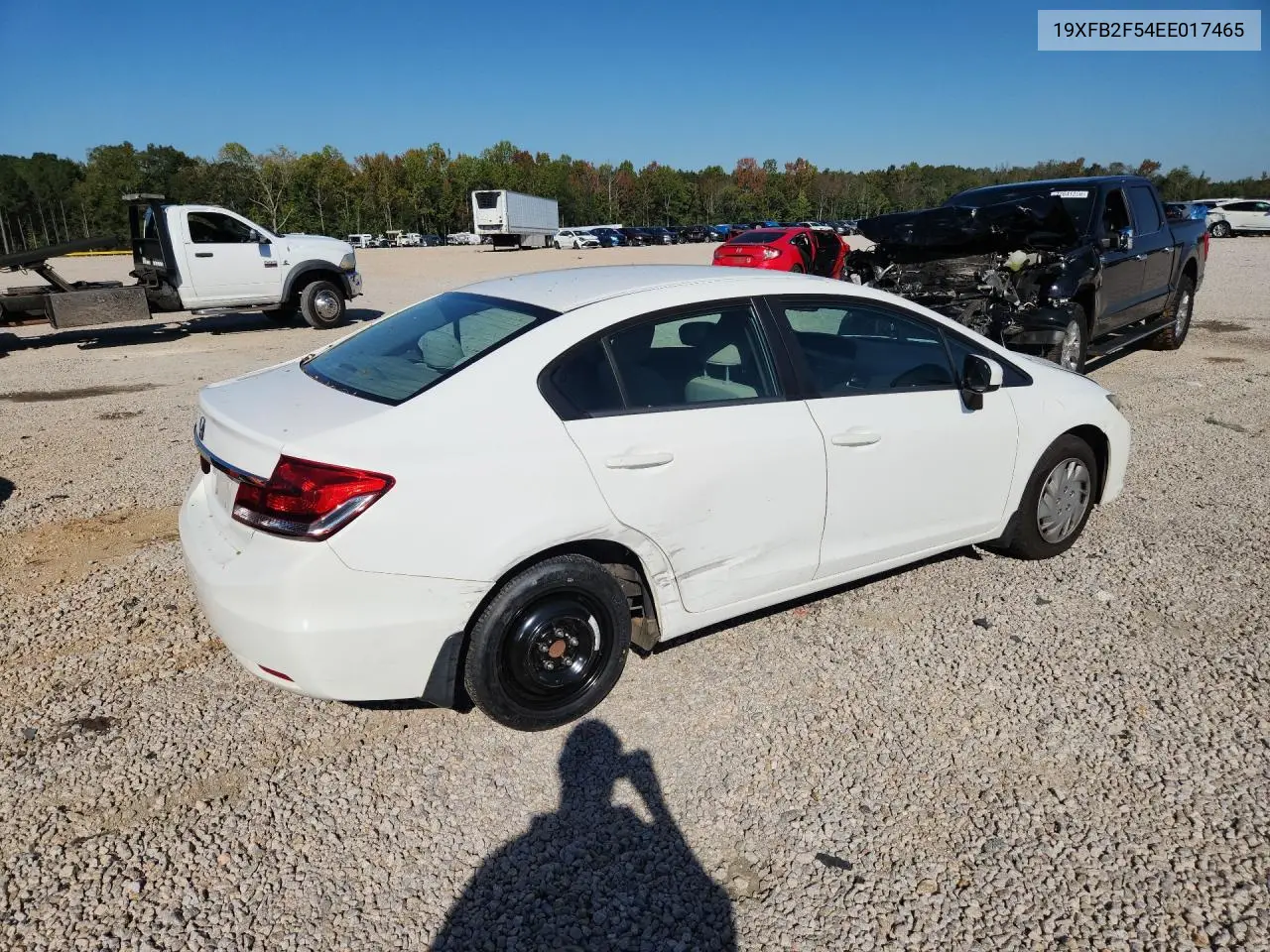 2014 HONDA CIVIC VIN 19XFB2F54EE017465 — фото 3