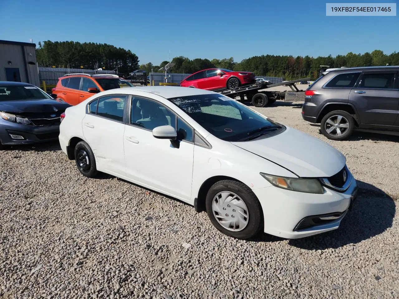 2014 HONDA CIVIC VIN 19XFB2F54EE017465 — фото 4