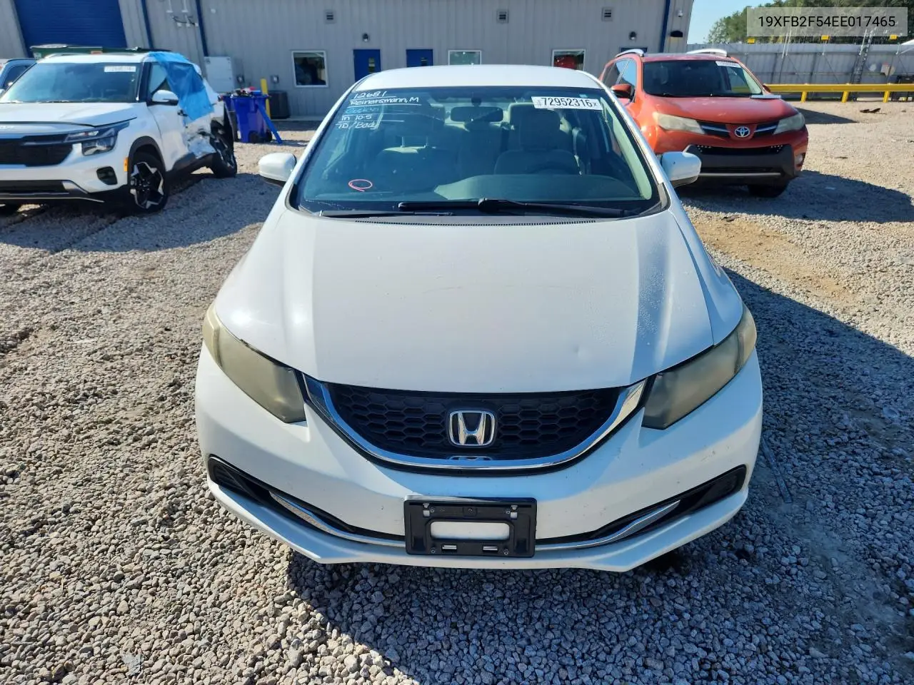 2014 HONDA CIVIC VIN 19XFB2F54EE017465 — фото 5