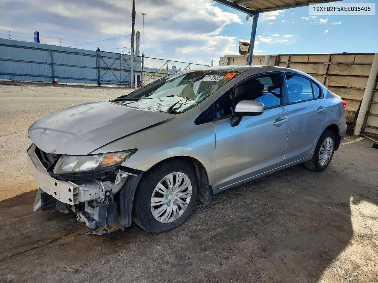 HONDA CIVIC 2014, VIN 19XFB2F5XEE035405