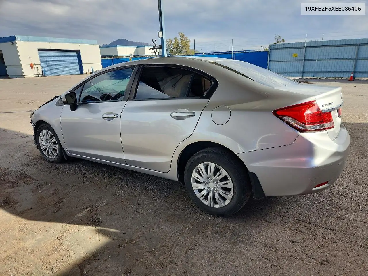 2014 HONDA CIVIC VIN 19XFB2F5XEE035405 — фото 2
