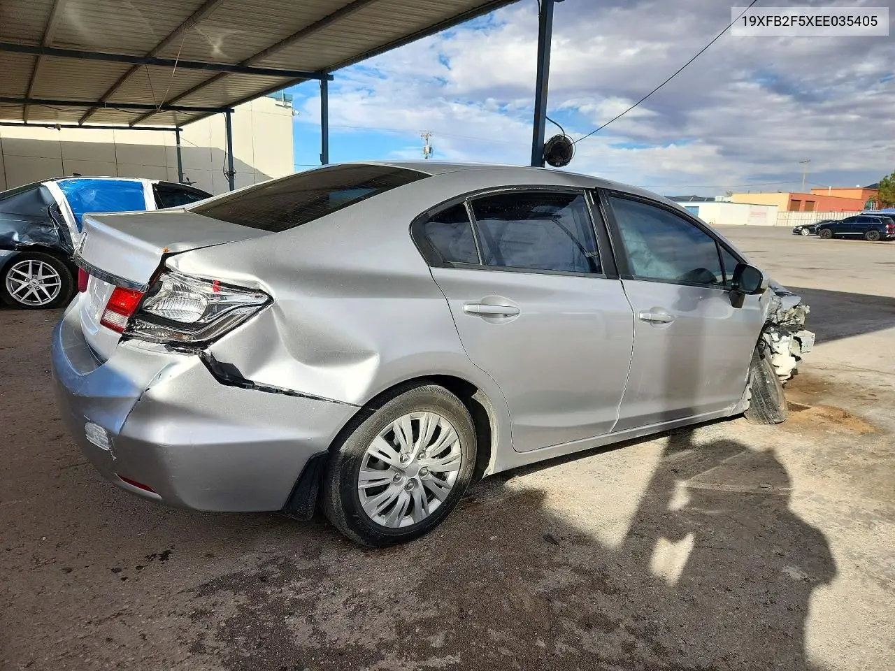 2014 HONDA CIVIC VIN 19XFB2F5XEE035405 — фото 3