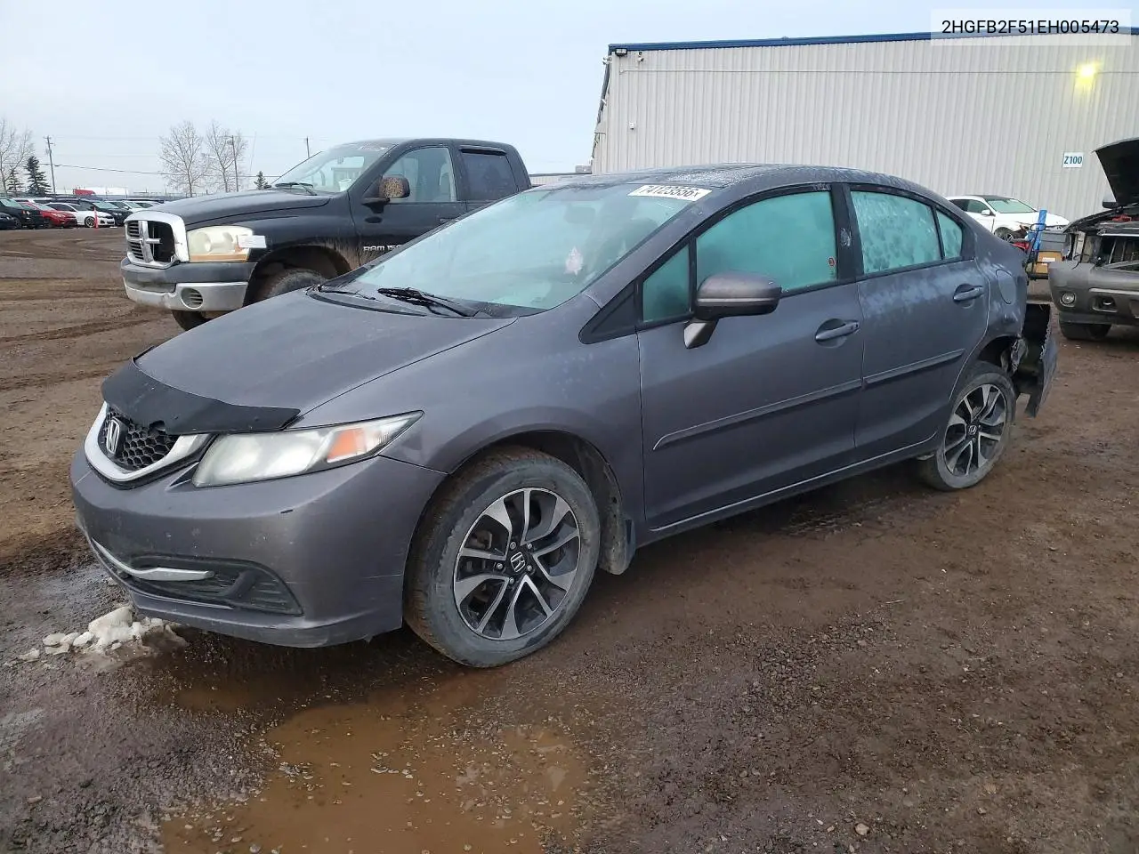 HONDA CIVIC 2014, VIN 2HGFB2F51EH005473