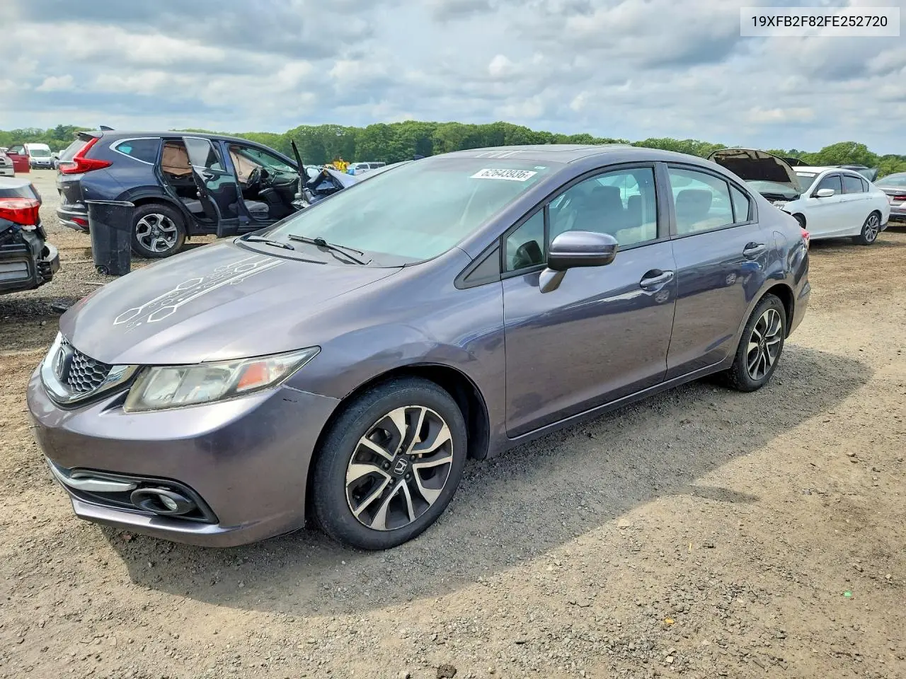 HONDA CIVIC 2015, VIN 19XFB2F82FE252720