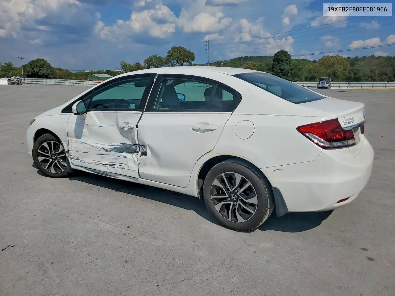 2015 HONDA CIVIC VIN 19XFB2F80FE081966 — фото 2