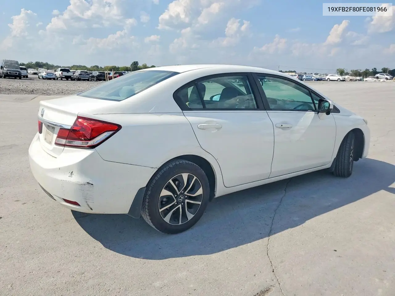 2015 HONDA CIVIC VIN 19XFB2F80FE081966 — фото 3