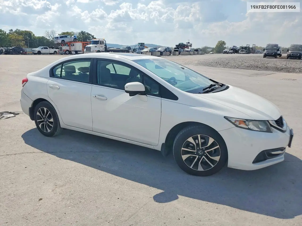 2015 HONDA CIVIC VIN 19XFB2F80FE081966 — фото 4