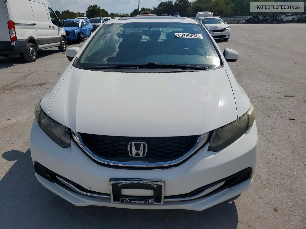2015 HONDA CIVIC VIN 19XFB2F80FE081966 — фото 5