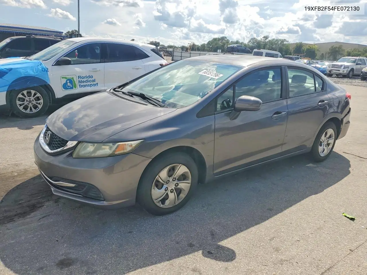 HONDA CIVIC 2015, VIN 19XFB2F54FE072130