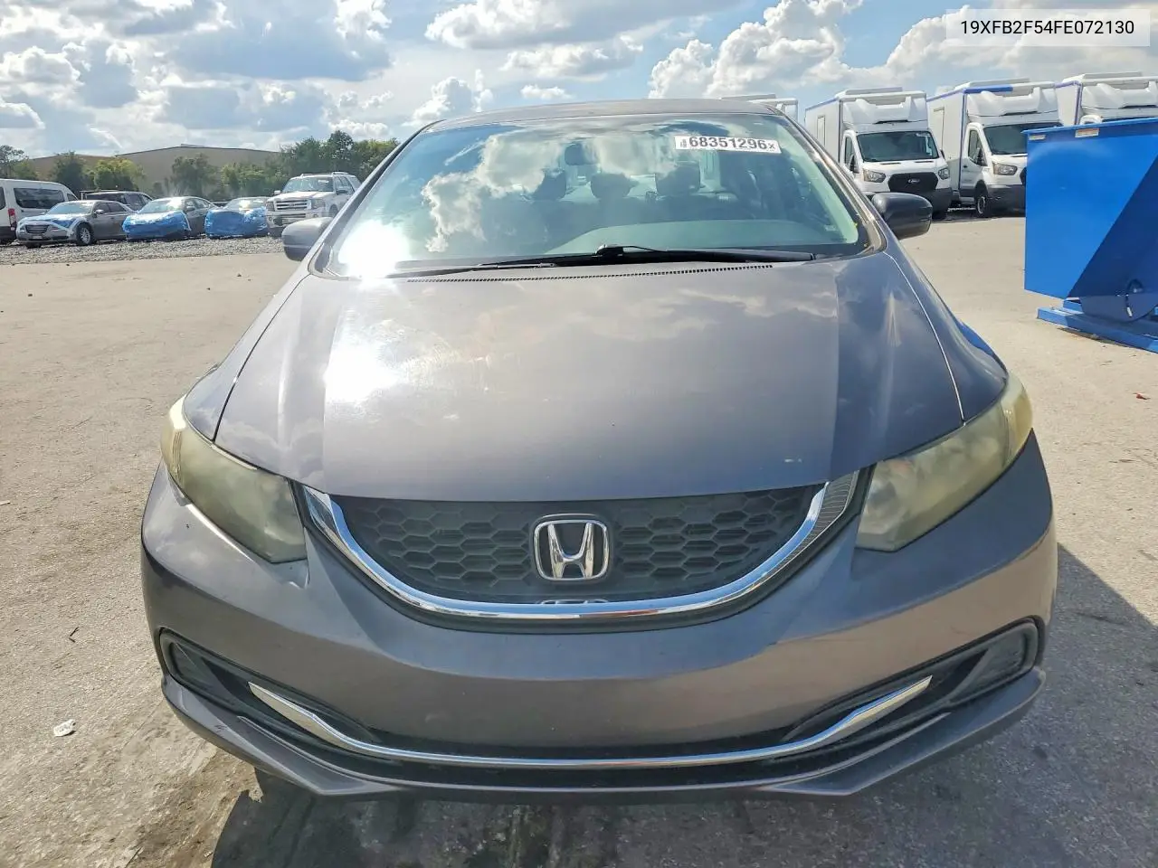 2015 HONDA CIVIC VIN 19XFB2F54FE072130 — фото 5