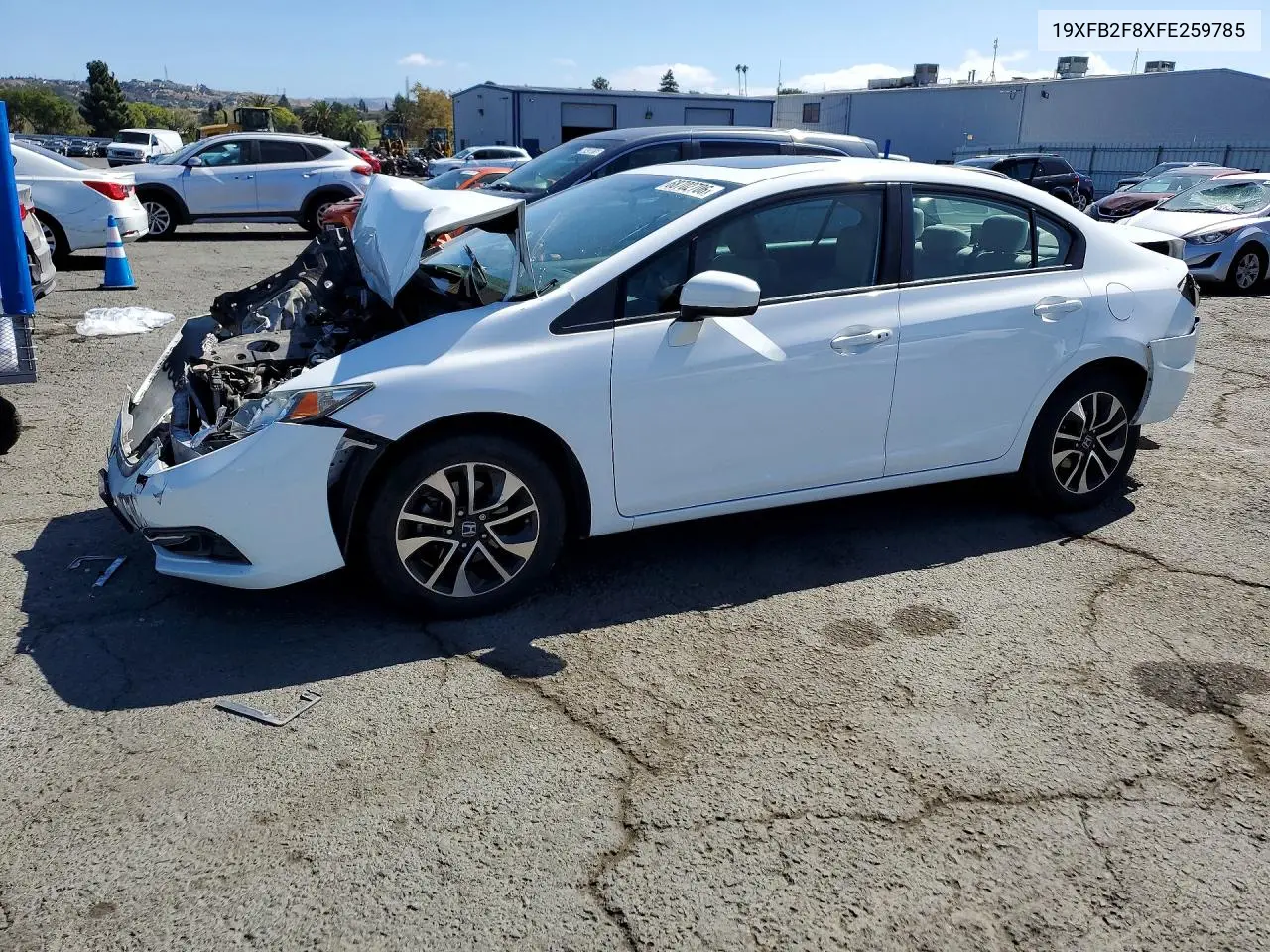 HONDA CIVIC 2015, VIN 19XFB2F8XFE259785