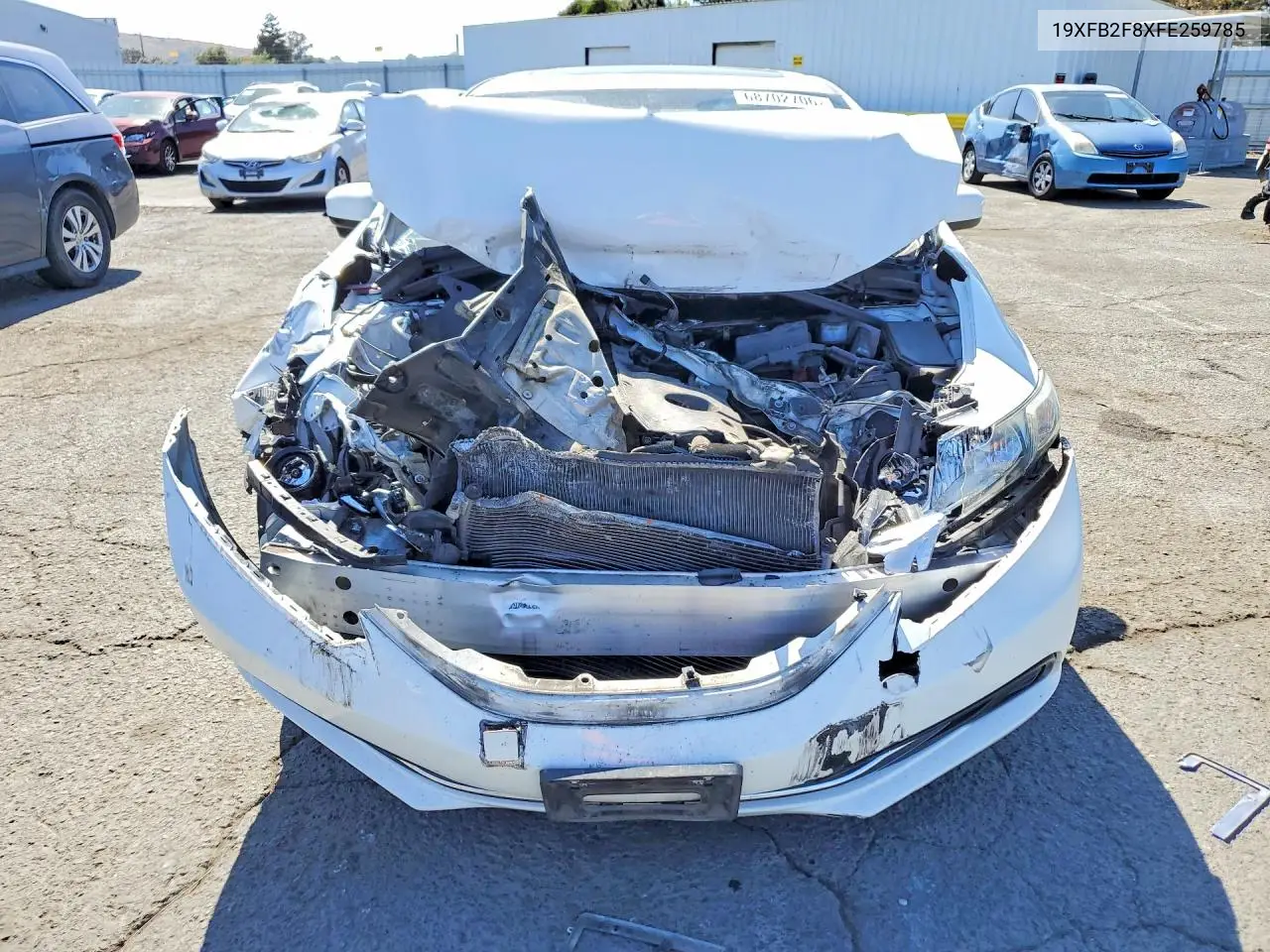 2015 HONDA CIVIC VIN 19XFB2F8XFE259785 — фото 5