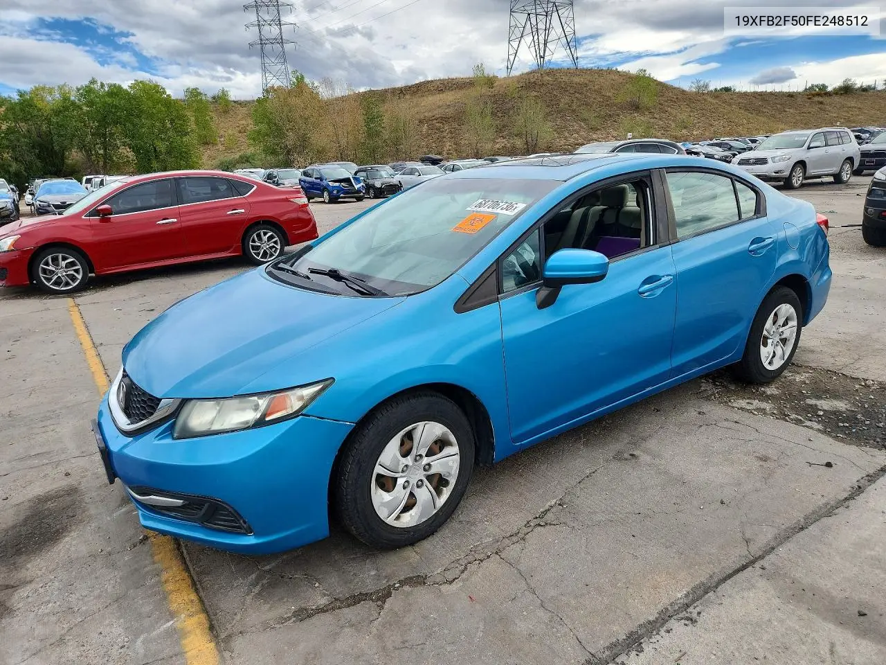HONDA CIVIC 2015, VIN 19XFB2F50FE248512