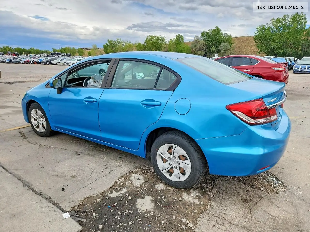 2015 HONDA CIVIC VIN 19XFB2F50FE248512 — фото 2